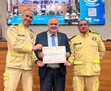 2025 - Homenagem na Câmara Municipal (Aniversário do CBMPR) 1