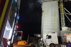 Incêndio secadora de grãos