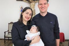 Capela Sao Floriano realiza o primeiro batizado.