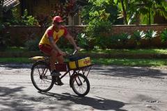 Imagem do 3º Piriathlon de Areia, promovido pelo CEFID-CBMPR em Matinhos. Janeiro de 2024