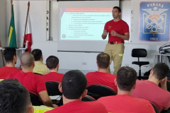 Capacitação sobre prevenção de incêndios voltada a Chefias, Ajudâncias, Fiscais e Vistoriadores das Unidades Operacionais do 2º e 3º CRBMs.