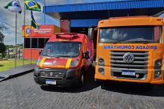 Inauguração do 2º Quartel de Bombeiro Integrado do Paraná, em Manoel Ribas. 26/03/24.