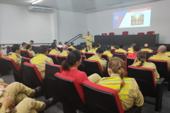 Apresentação do Manual  de Atendimento a Emergência a Pessoas no Espectro Autista, do Major Sinque (CBMPR). Abril 2024.