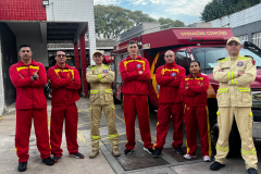 Cães de busca e resgate serão enviados pelo CBMPR para o RS.