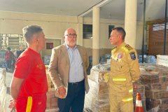 Diretor-geral da Sesa visita o CBMPR.