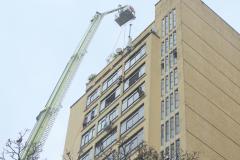 Corpo de Bombeiros Militar do Paraná realiza simulação de resgate na Boca Maldita, em Curitiba, durante a semana do aniversário de 112 anos da Corporação - 2024.