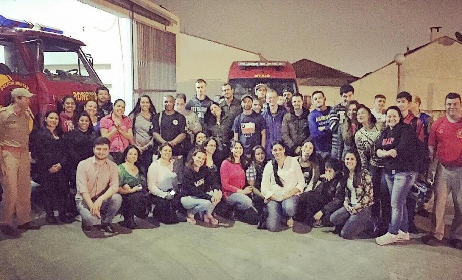 Posto do Bairro Alto recebe a visita de curso técnico