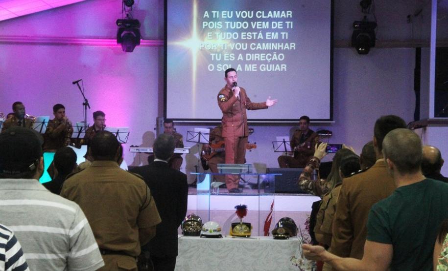 Corpo de Bombeiros realiza Culto de Ação de Graças em comemoração aos 161 anos da Polícia Militar do Paraná