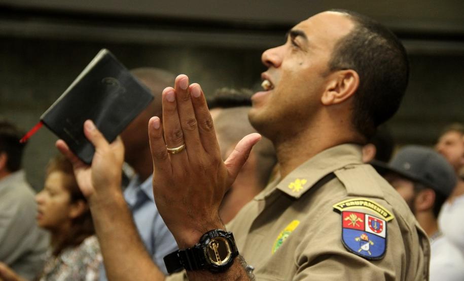 Corpo de Bombeiros realiza Culto de Ação de Graças em comemoração aos 161 anos da Polícia Militar do Paraná