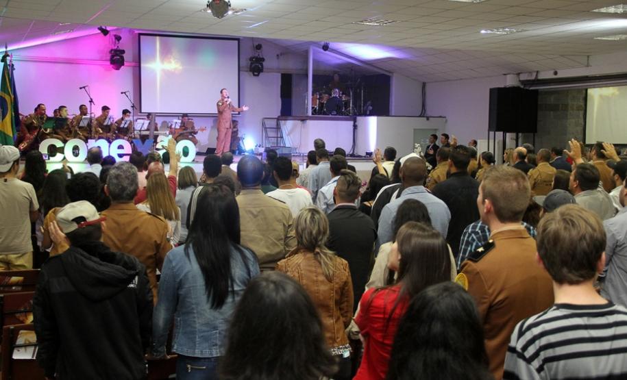 Corpo de Bombeiros realiza Culto de Ação de Graças em comemoração aos 161 anos da Polícia Militar do Paraná