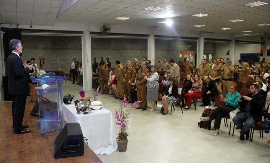 Corpo de Bombeiros realiza Culto de Ação de Graças em comemoração aos 161 anos da Polícia Militar do Paraná