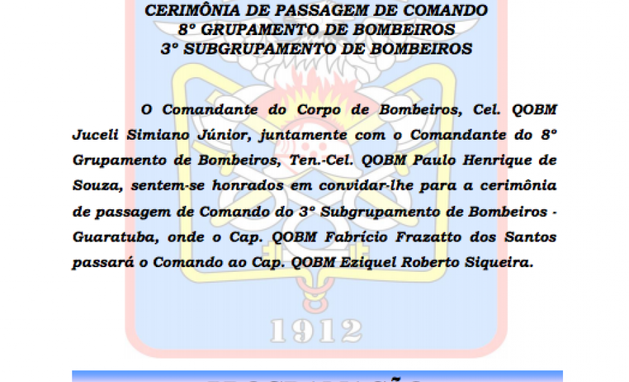 Passagem de Comando