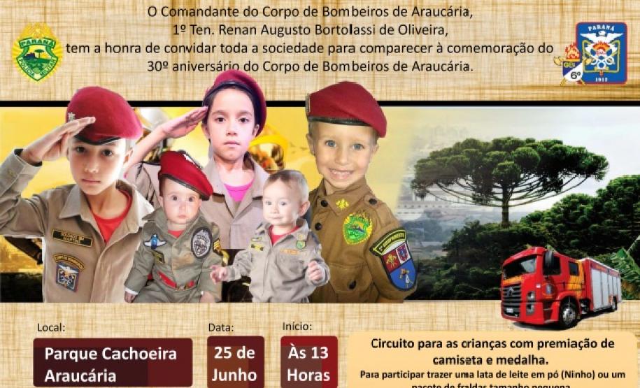 30º Aniversário do Corpo de Bombeiros de Araucária