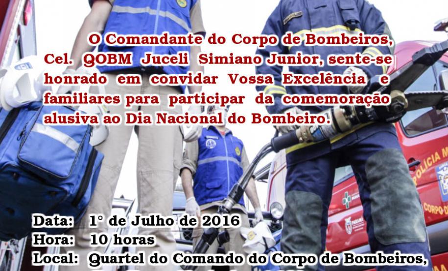 Solenidade Militar Alusiva ao Dia Nacional do Bombeiro