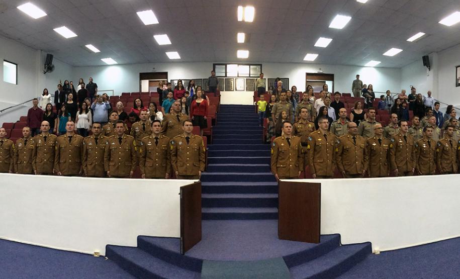 15-07-2016 Formatura do Curso de Aperfeiçoamento de Sargento (CAS) do Corpo de Bombeiros do Estado do Paraná, a solenidade foi feita na Câmara dos Vereadores de Pinhais na RMC.