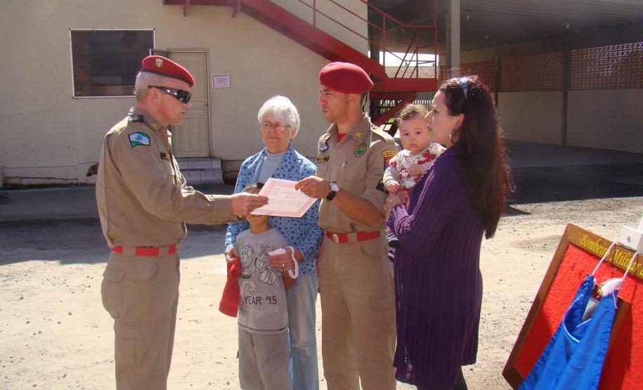 Entrega do certificado