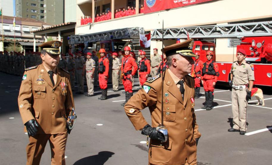 Comandante do Corpo de Bombeiros, Coronel Pombo