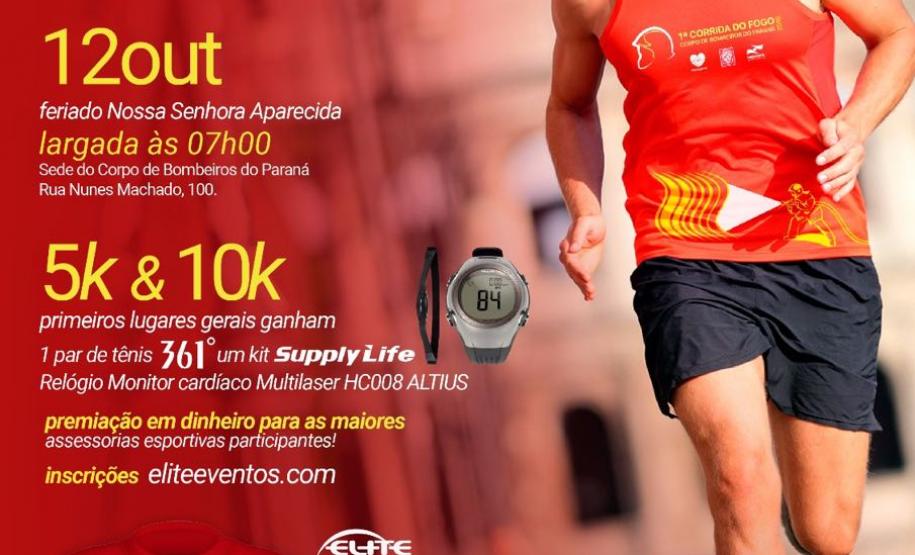 1ª Corrida do Fogo em comemoração aos 104 Anos do Corpo de Bombeiros Paraná 1ª Corrida do Fogo em comemoração aos 104 Anos do Corpo de Bombeiros Paraná