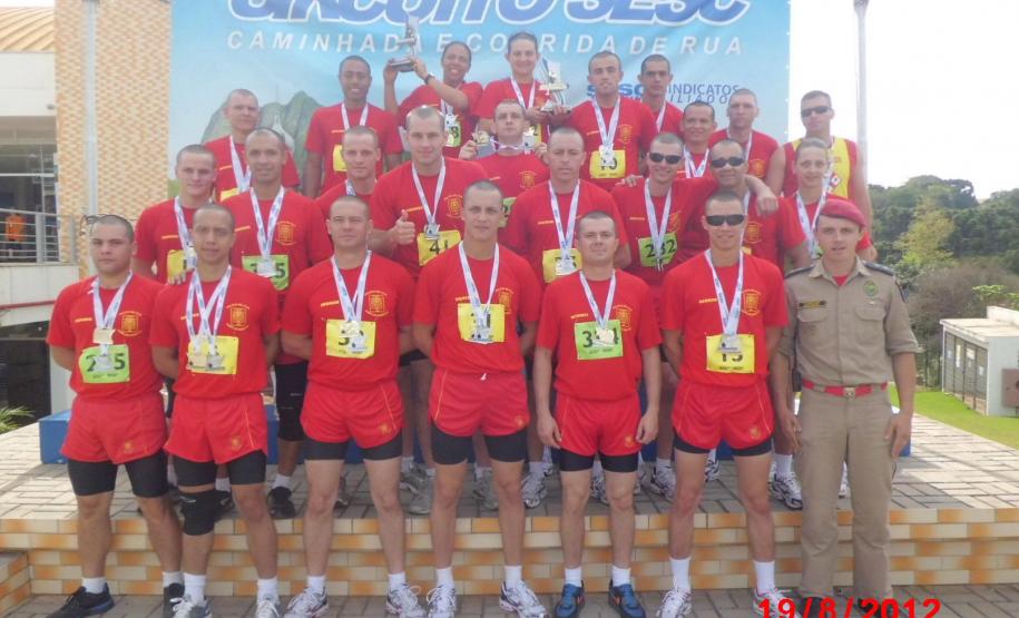 Atletas da corporação