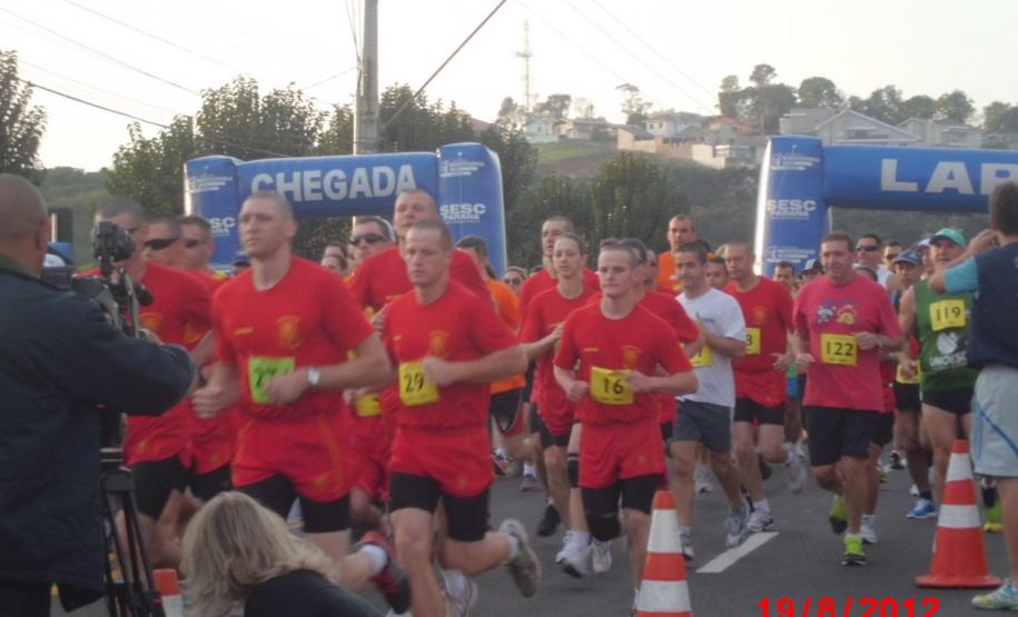 Atletas da corporação