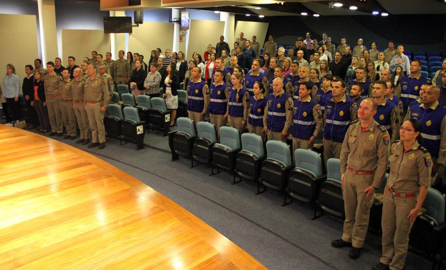 Formatura do Curso de Socorrista.