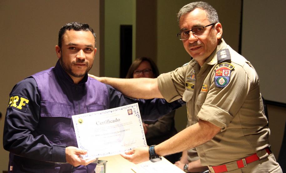 Formatura do Curso de Socorrista.