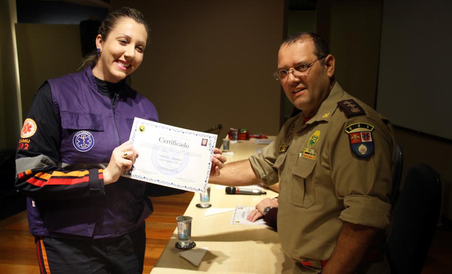 Formatura do Curso de Socorrista.