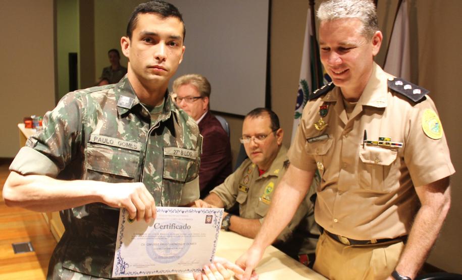 Formatura do Curso de Socorrista.