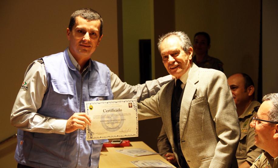 Formatura do Curso de Socorrista.