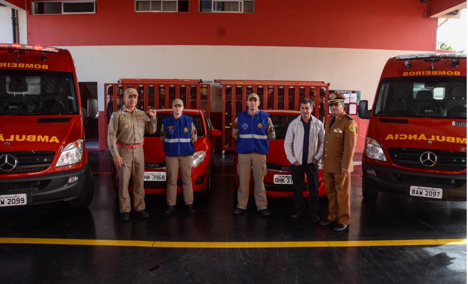 6º Grupamento De Bombeiros Recebe Quatro Novas Viaturas