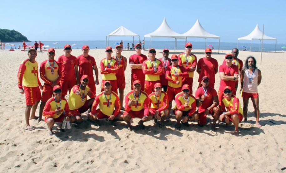 Guarda-vidas se reúnem para a 20ª edição do Troféu Elite do Corpo de Bombeiros no Litoral do estado