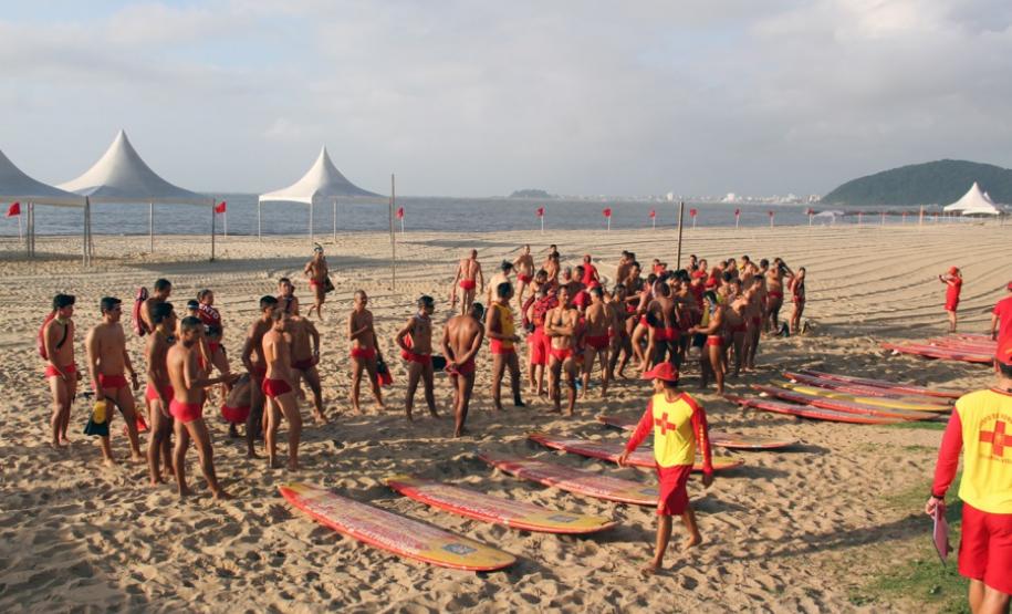 Guarda-vidas se reúnem para a 20ª edição do Troféu Elite do Corpo de Bombeiros no Litoral do estado