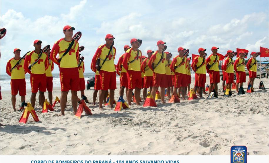 30 novos guarda-vidas do Corpo de Bombeiros se formam durante evento em Matinhos (PR), Litoral do estado
