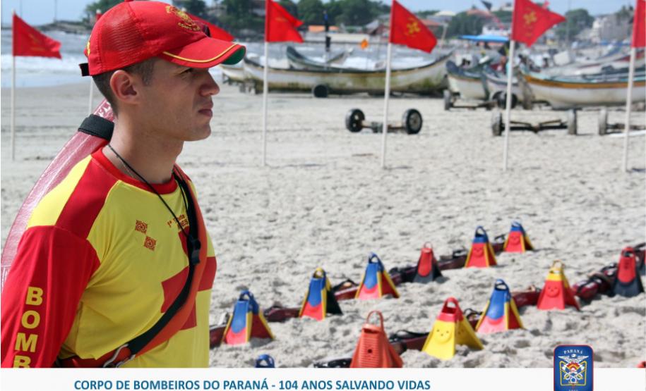 30 novos guarda-vidas do Corpo de Bombeiros se formam durante evento em Matinhos (PR), Litoral do estado