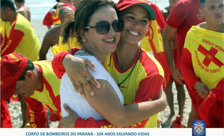 30 novos guarda-vidas do Corpo de Bombeiros se formam durante evento em Matinhos (PR), Litoral do estado