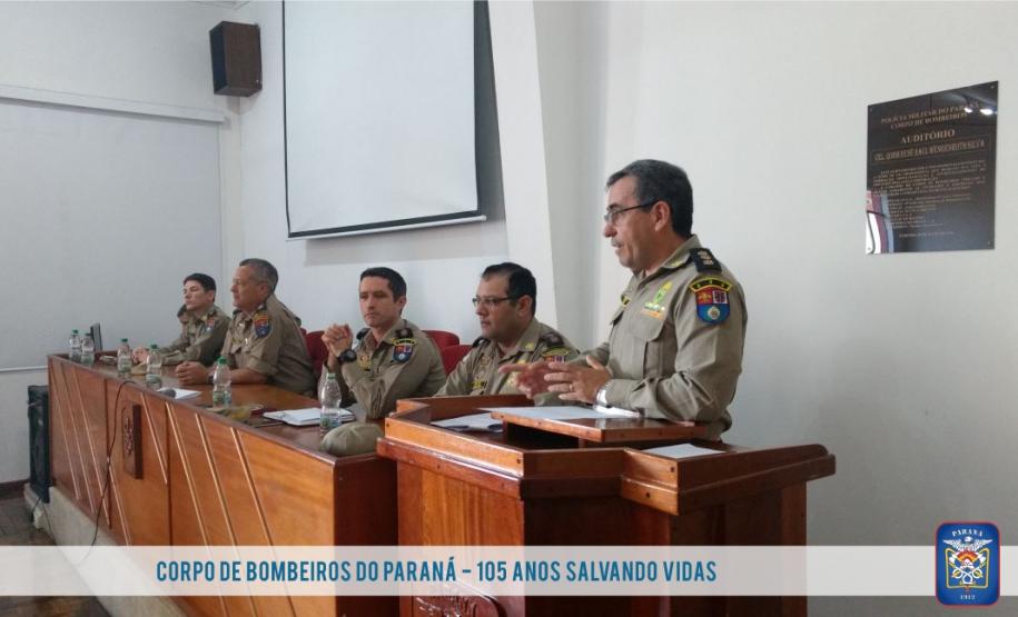 Aula Inaugural do CFSd BM 2016 com o Comandante do Corpo de Bombeiros