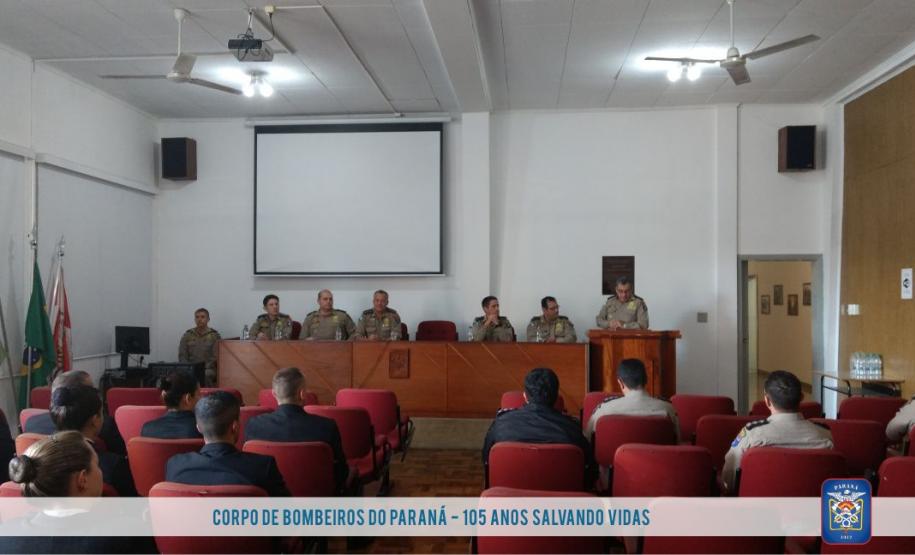 Aula Inaugural do CFSd BM 2016 com o Comandante do Corpo de Bombeiros