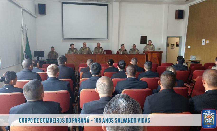 Aula Inaugural do CFSd BM 2016 com o Comandante do Corpo de Bombeiros