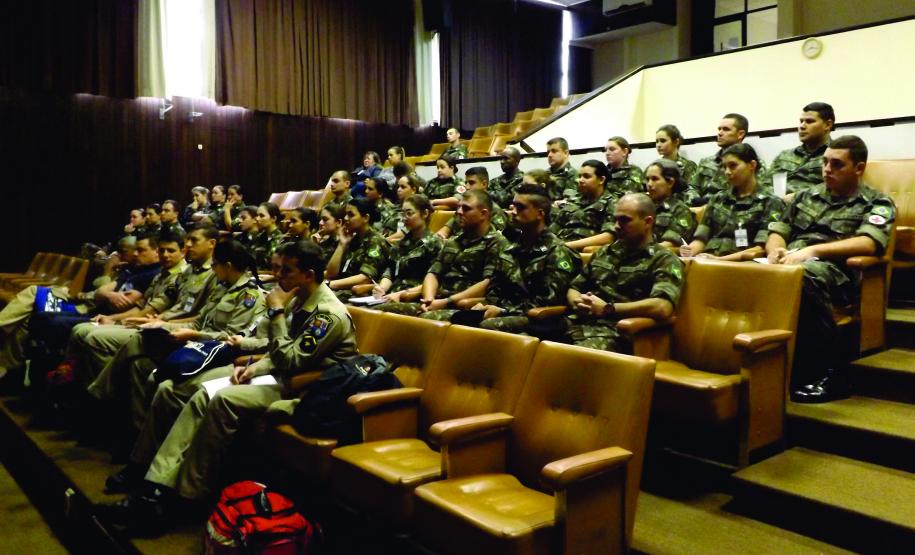 1º Grupamento de Bombeiros Participa de Abertura do Curso de Agente de Socorros Urgentes Para o Exército Brasileiro