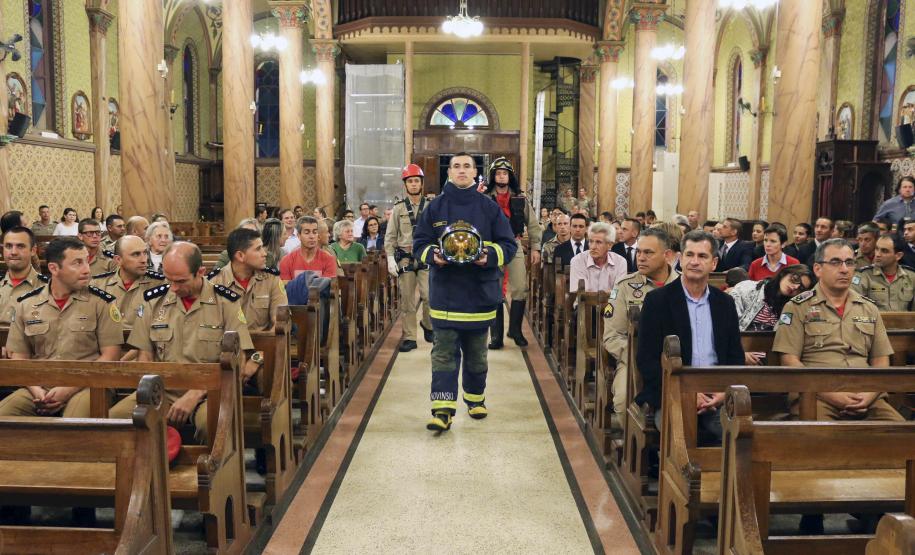 Curitiba, 06 de Outubro de 2017. Missa 105 anos Bombeiros