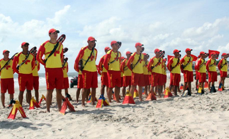 Divulgação dos postos de Guarda-Vidas ativos durante o fim de semana