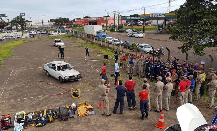 Corpo de Bombeiros de Maringá une Instituições de Segurança Pública e Saúde para instrução
