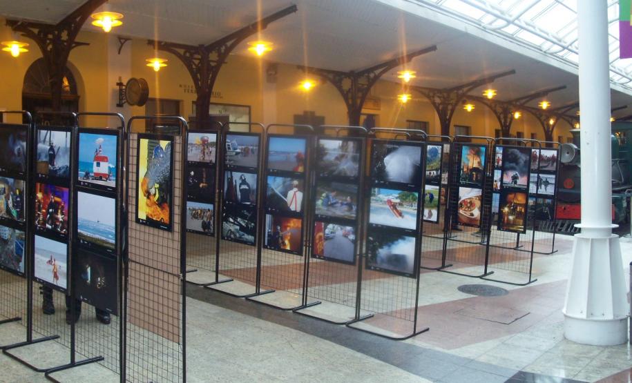 Confira a exposição fotográfica do Corpo de Bombeiros