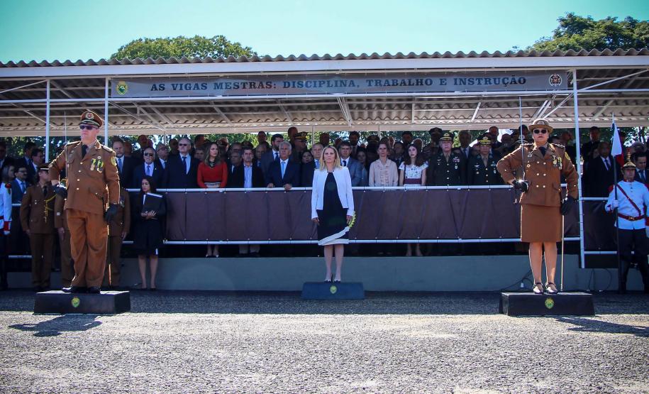 Curitiba, 11 de abril de 2018. Passagem de Comando da PMPRCoronel Audilene Rosa de Paula Dias Rocha assume o Comando Da PMPR