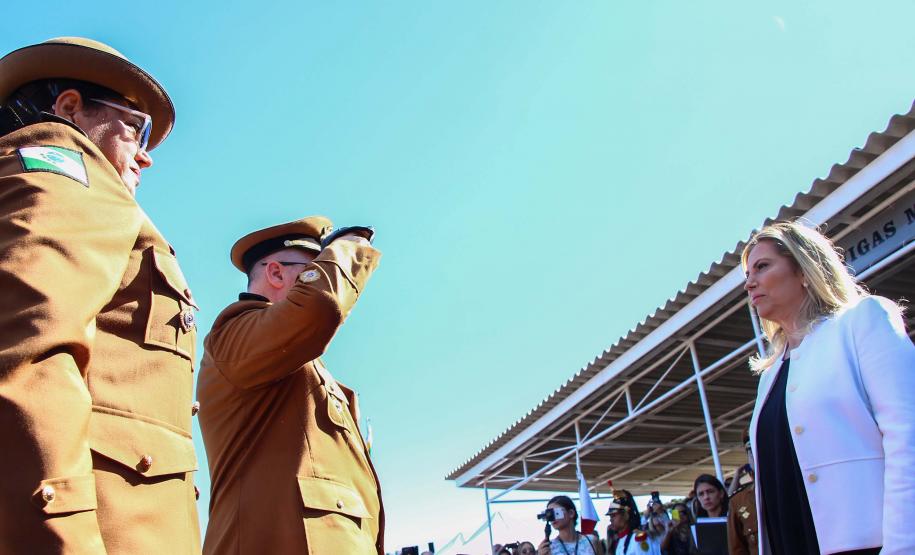 Curitiba, 11 de abril de 2018. Passagem de Comando da PMPRCoronel Audilene Rosa de Paula Dias Rocha assume o Comando Da PMPR