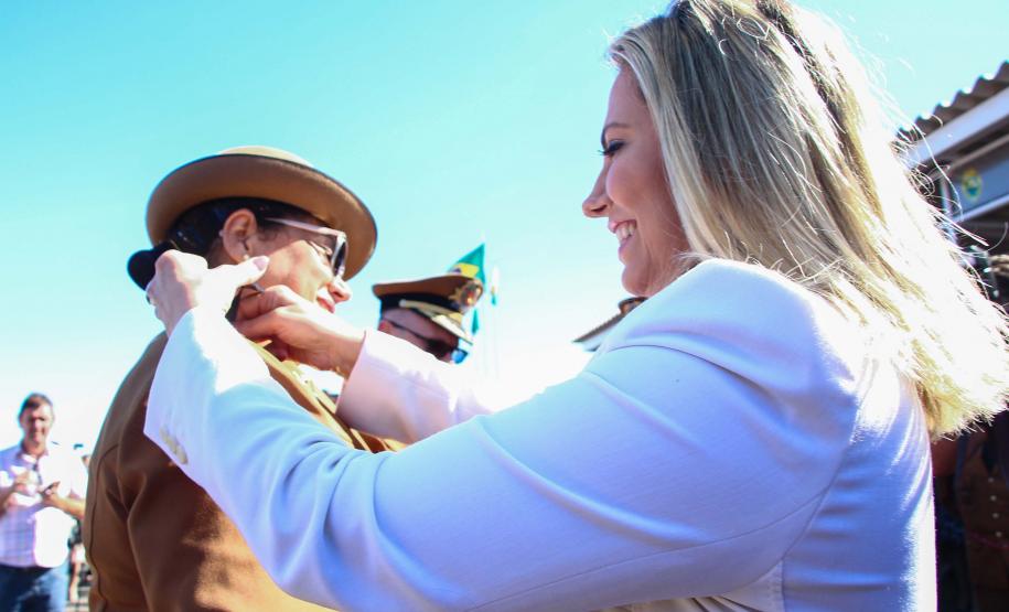 Curitiba, 11 de abril de 2018. Passagem de Comando da PMPRCoronel Audilene Rosa de Paula Dias Rocha assume o Comando Da PMPR