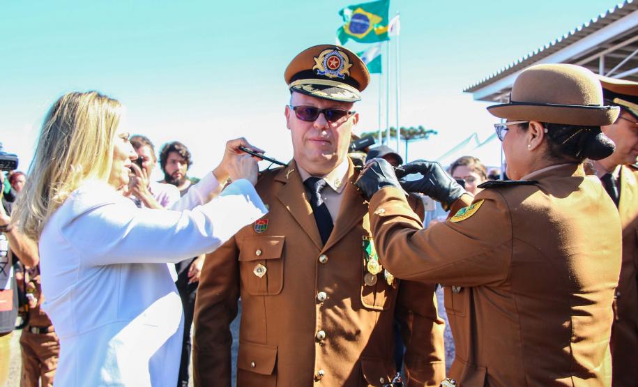 Curitiba, 11 de abril de 2018. Passagem de Comando da PMPRCoronel Audilene Rosa de Paula Dias Rocha assume o Comando Da PMPR
