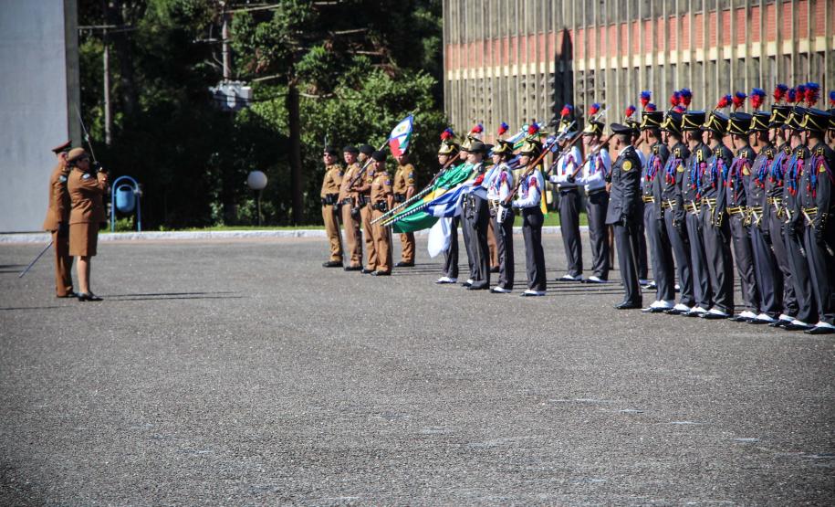 Curitiba, 11 de abril de 2018. Passagem de Comando da PMPRCoronel Audilene Rosa de Paula Dias Rocha assume o Comando Da PMPR