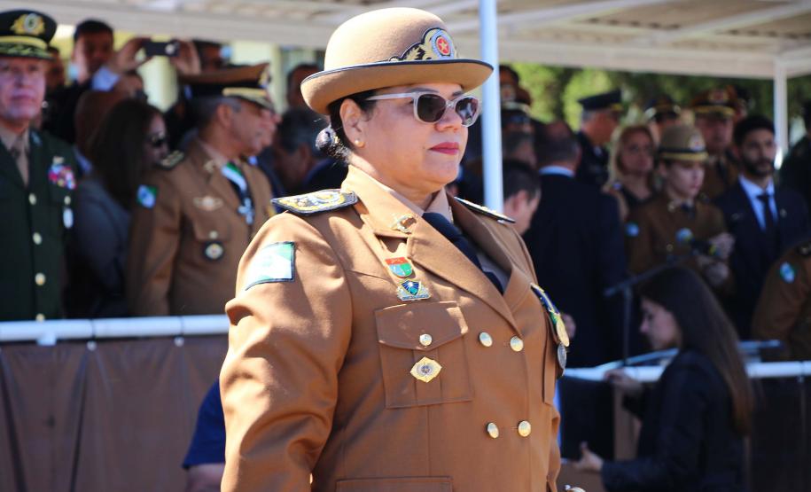 Curitiba, 11 de abril de 2018. Passagem de Comando da PMPRCoronel Audilene Rosa de Paula Dias Rocha assume o Comando Da PMPR
