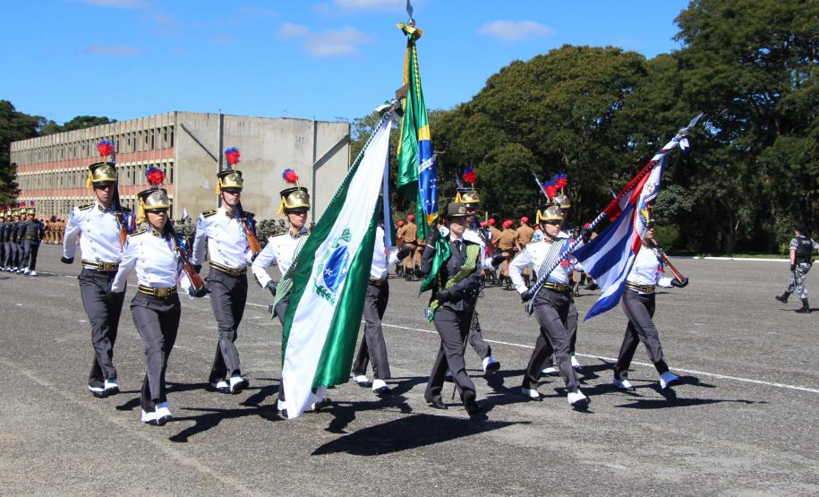 Curitiba, 11 de abril de 2018. Passagem de Comando da PMPRCoronel Audilene Rosa de Paula Dias Rocha assume o Comando Da PMPR